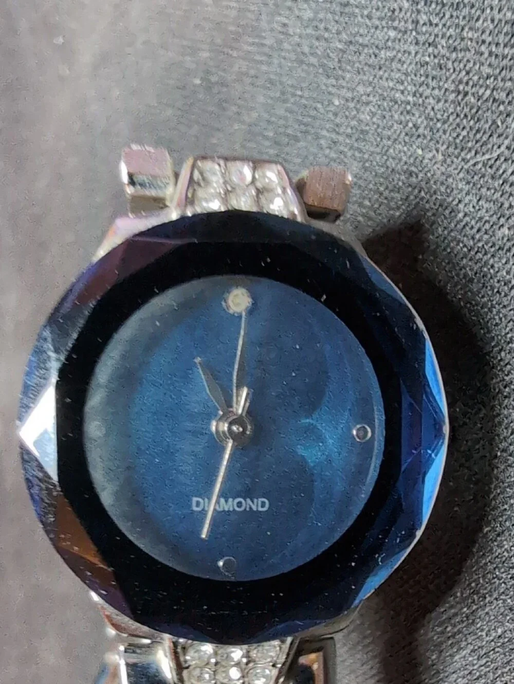 Allude Diamond Quartz Women's Watch Silver Blue